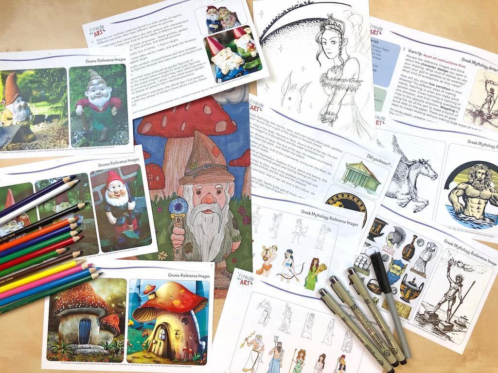 Art Supplies and Art Materials. Kids Art Box – i Create Art Kit
