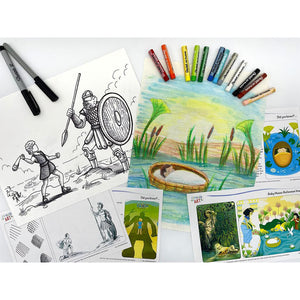 Christian Art Box (September 2022) Drawing & Painting Kits I Create Art