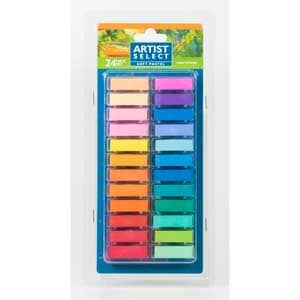 Chalk Pastels (Soft) Drawing & Painting Kits Silver Lead 24 Pack 