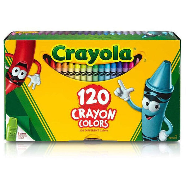 Crayola Standard Crayons With Built-In Sharpener, Assorted Colors, Big Box  Of 96 Crayons