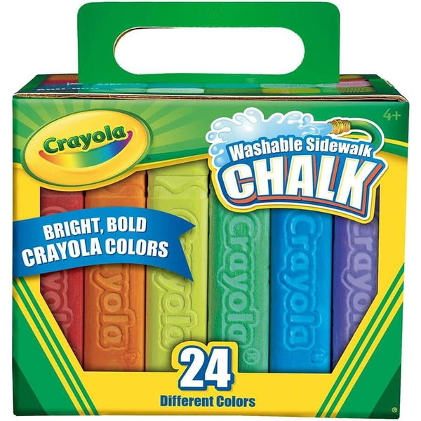 Sidewalk Chalk Art & Craft Kits Crayola 24 Box Set 