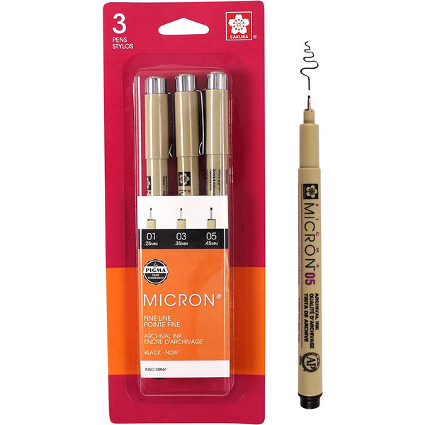 Black Ink Pens Waterproof Archival Ink Drawing Pens for Sketching Documents  Anime Comic Artist Illustration Fine