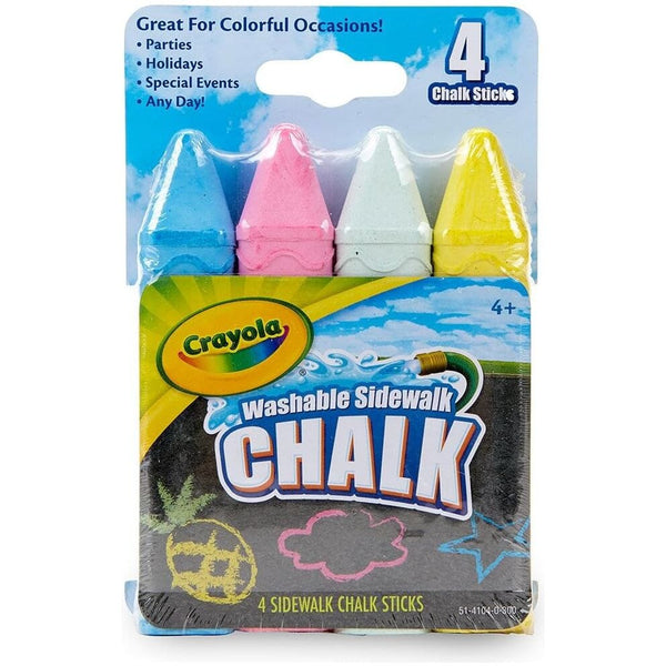 Sidewalk Chalk Art & Craft Kits Crayola 4 Box Set 