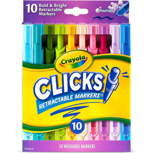 Crayola Clicks Retractable Marker Drawing & Painting Kits Crayola Bold & Bright 