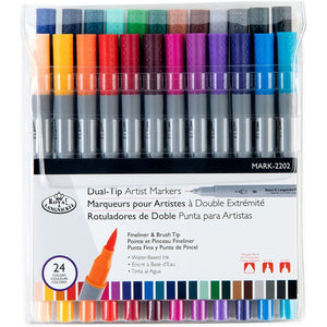 12ct Dual Tip Illustration Markers - Illustration Pens & Markers - Art Supplies & Painting