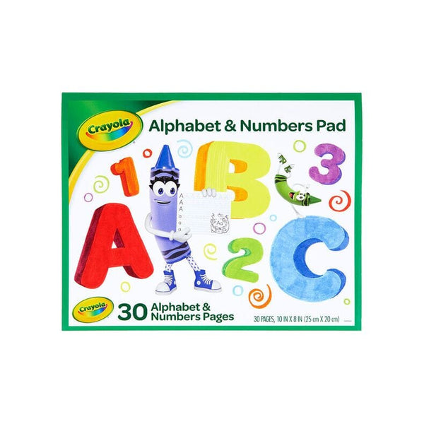 Alphabet Number Pad Drawing & Painting Kits Crayola 