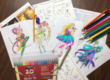 Anime Art Kit With Art Supplies