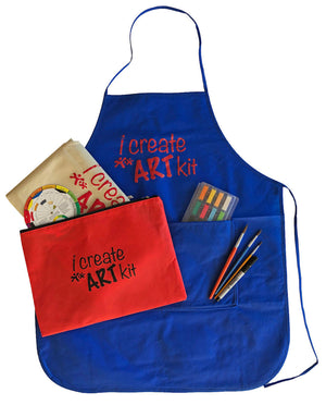 Art Supplies and Art Materials. Kids Art Box – I Create Art Quote