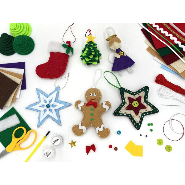 Christmas Ornaments - Kids Holiday Arts and Crafts Box I Create Art 
