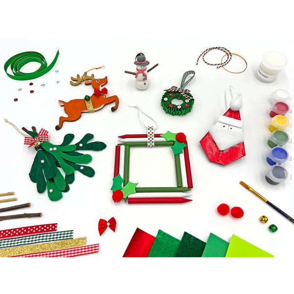 DIY Christmas Craft Ornaments - Kids Holiday Arts and Crafts Box – I Create  Art