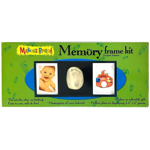 Makins Clay® Memory Frame Kit. Triple Face For Babies & Pets Frame I Create Art 