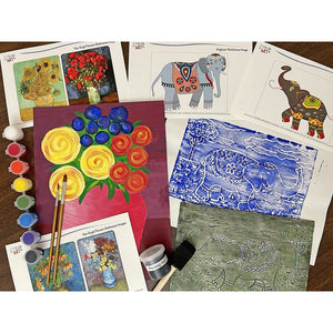 Creative Artist Series: Elephant & Van Gogh Art Box I Create Art 