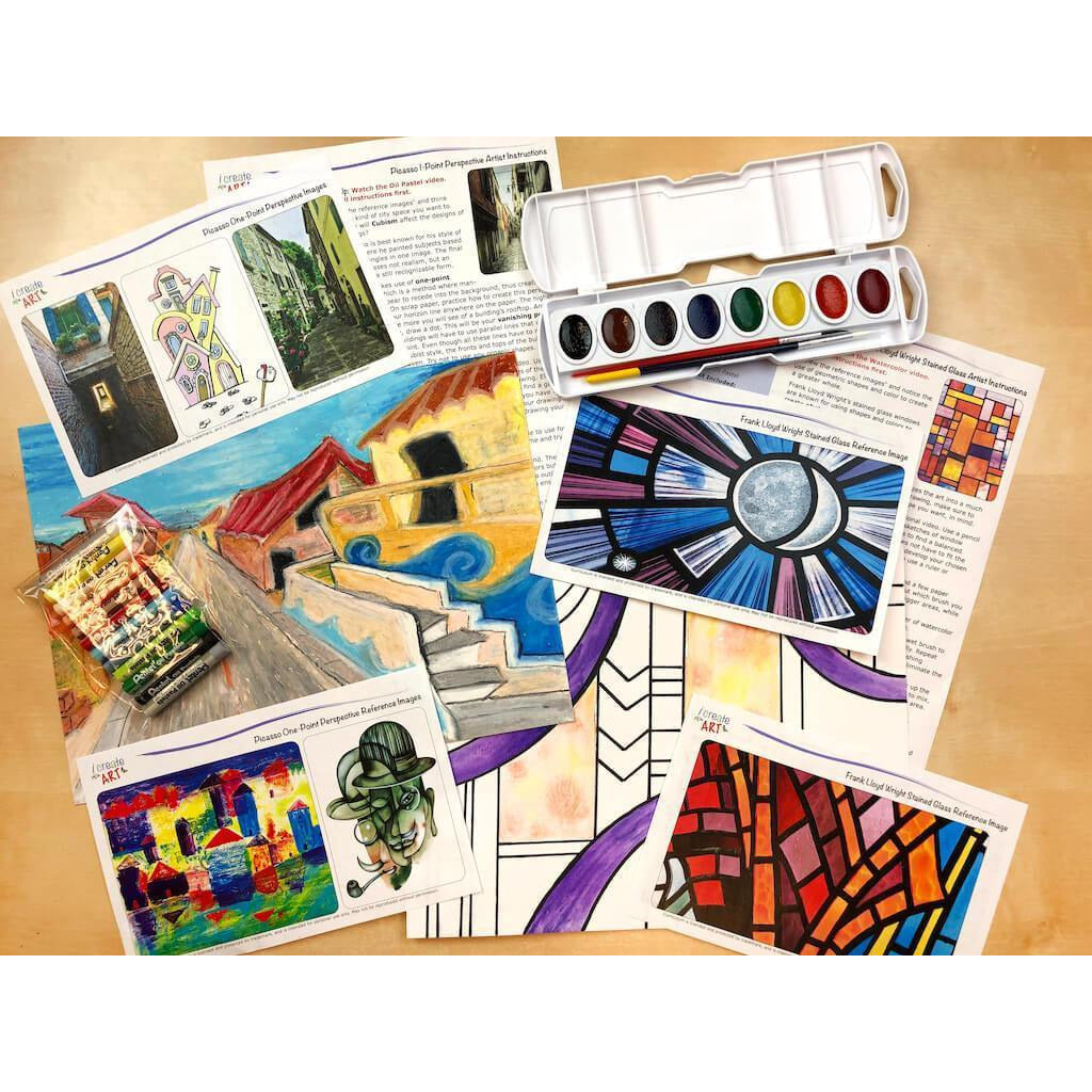 Picasso & Frank Lloyd Wright Art Box | I Create Art Box