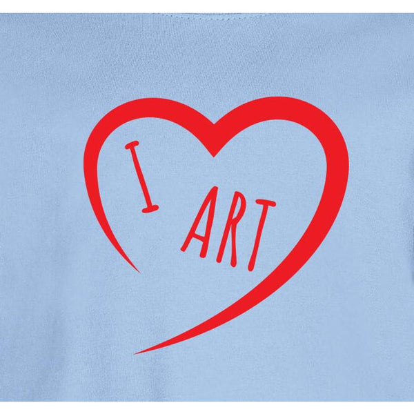 Kids T-Shirts T-Shirt i Create Art Kit I Heart Art XS Black