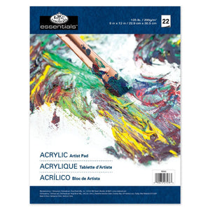 ACRYLIC PAPER Drawing & Painting Kits Royal Brush 9 x 12 (22 sheets) 