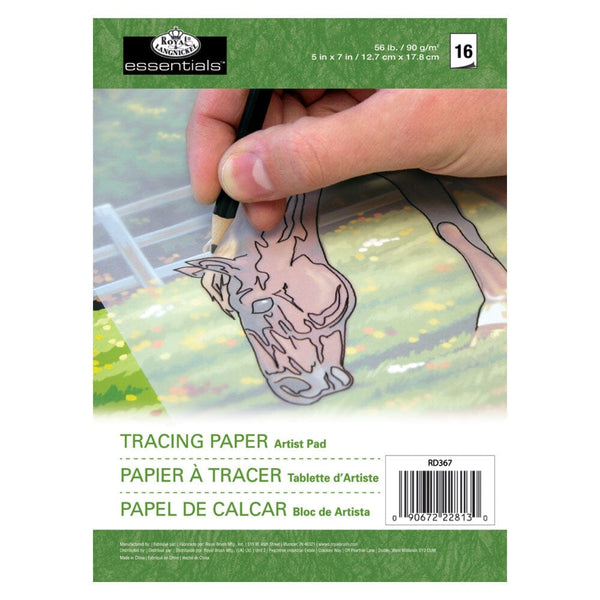 Essentials Tracing Artist Paper Pad 5x7 16 Sheets