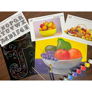 CA: Decorative Letter & Fruit Bowl Art Box I Create Art 
